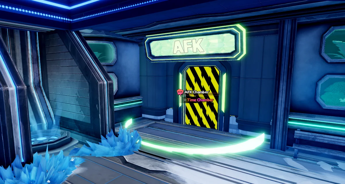 AFK Chamber and Time Chamber entrance in Anime Vanguards